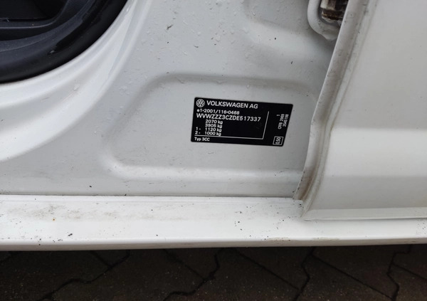 Volkswagen CC cena 42999 przebieg: 185000, rok produkcji 2012 z Oborniki Śląskie małe 631